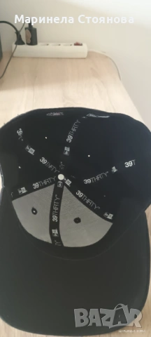 NEW ERA Шапка с козирка '39Thirty New York Yankees Classic' в Черно, снимка 4 - Шапки - 54644516