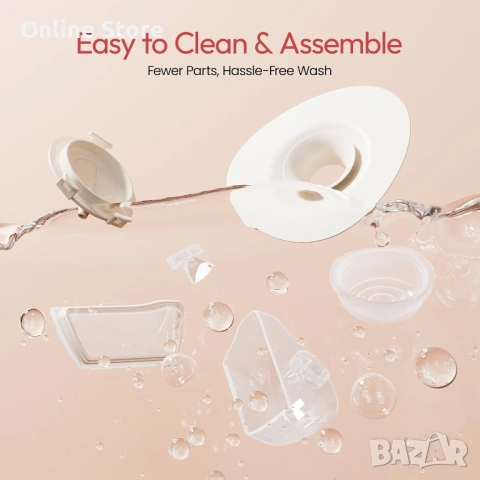 NCVI отопляема електрическа помпа за кърма 2 бр. – 4 режима, 9 нива, носим модел, снимка 3 - Помпи за кърма - 54176378