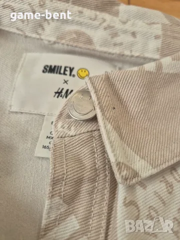 Smiley x HM мъжка риза, снимка 3 - Ризи - 55543908