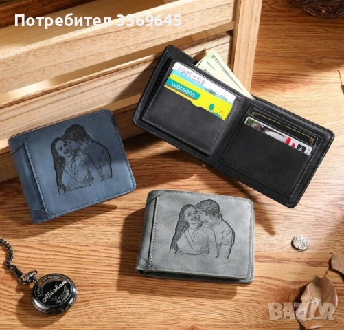 Портмоне с ваша снимка или само име, снимка 2 - Портфейли, портмонета - 54163757