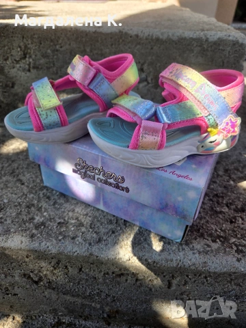 Детски сандали за момиче Skechers  