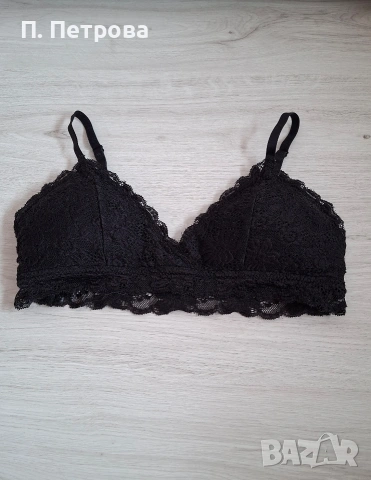 черен дантелен сутиен / бюстие House