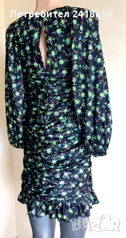 Sandro Paris Floral Dress Womens  Size 38 / S НОВО! ОРИГИНАЛ! Дамска  Рокля!, снимка 14 - Рокли - 54645614
