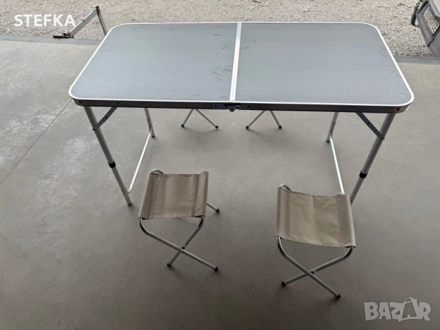 Маса с 4 стола , снимка 5 - Къмпинг мебели - 54130275