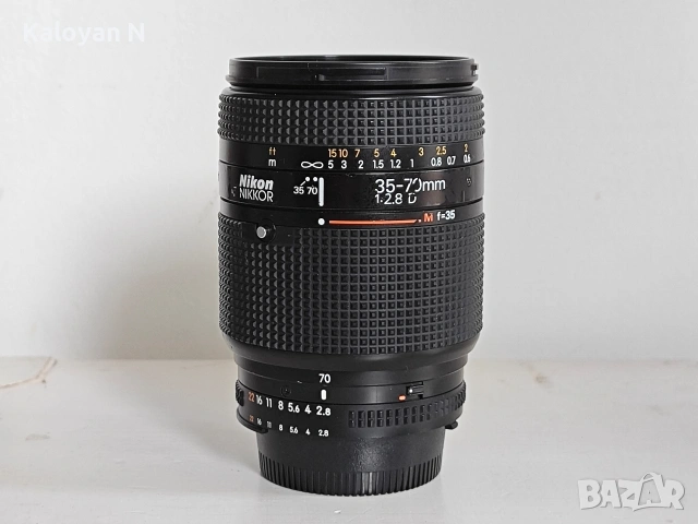 Обектив Nikon AF Nikkor 35-70mm f/2.8D за Nikon F байонет, снимка 2 - Обективи и филтри - 55145909