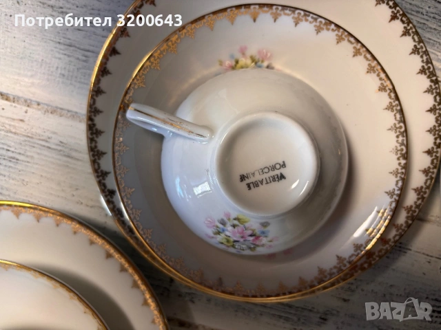 Порцеланов сервиз за дълго/късо кафе, снимка 8 - Сервизи - 54818704