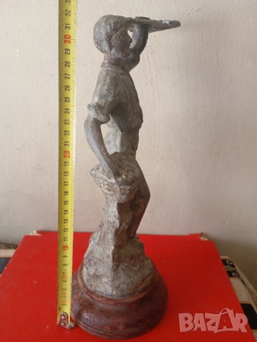 Стара статуетка, снимка 3 - Други ценни предмети - 54299015