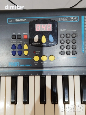 Синтезатор Bontempi Profi Music PM -64, снимка 3 - Синтезатори - 55161726