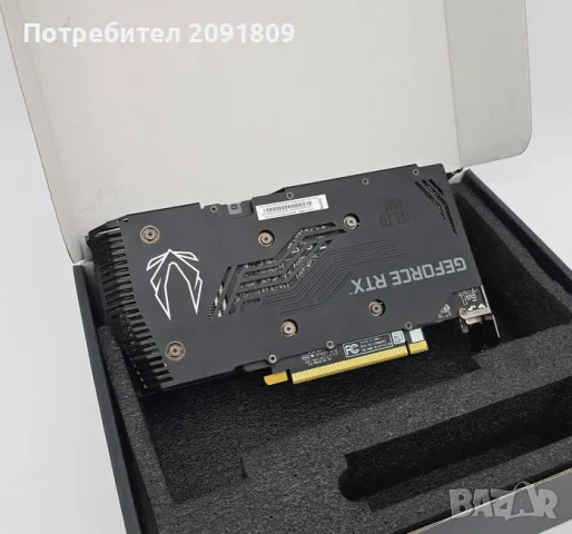 Видео карта ZOTAC RTX 3060 Ti Twin Edge OC 8 GB GDDR6, снимка 2 - Видеокарти - 55509850