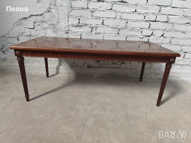 Старинна маса за кафе, снимка 4 - Маси - 55450080