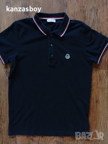 MONCLER men's polo shirt - мъжка тениска р-р S, снимка 6 - Тениски - 55051316