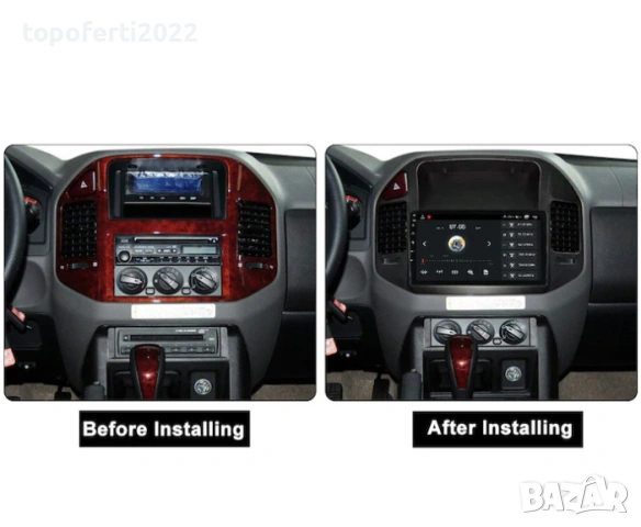 Мултимедия за Mitsubishi Pajero V73 2004-2011 с CarPlay и Android Auto + Подарък камера, снимка 3 - Друга електроника - 55108212