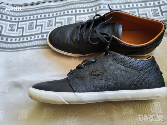 Оригинални мъжки кецове Lacoste Bayliss Vulc PRM – Размер 44.5, снимка 16 - Спортно елегантни обувки - 54554552