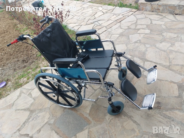 Нова!Инвалидна количка, сгъваема, рингова. Чисто нова!, снимка 8 - Инвалидни колички - 53964812
