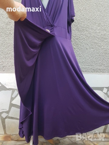 4XL  Нова дълга  официална рокля Rose Gal , снимка 4 - Рокли - 54982305
