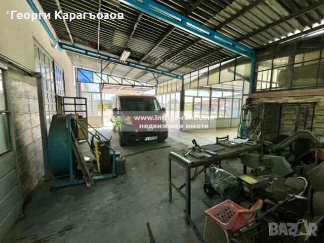 №4104 Склад с работилница под наем в село Узунджово, Хасково., снимка 2 - Складове - 54773575