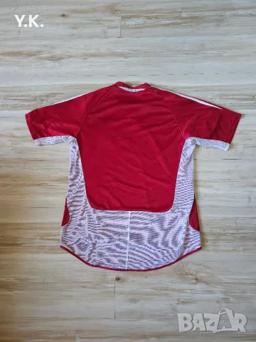 Оригинална мъжка тениска Adidas Climacool x Denmark National Football Team / Season 04-05 (Home), снимка 3 - Тениски - 55689174