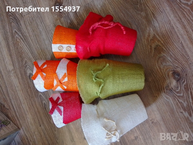 Подаръчни торбички за цветя, 30бр микс, снимка 2 - Други - 55115879