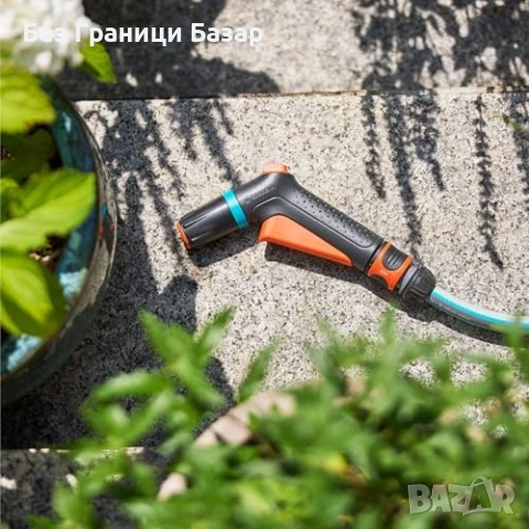 Нов Градински накрайник Gardena 2 режима с Water Stop за поливане градина двор маркуч, снимка 10 - Напояване - 54142543