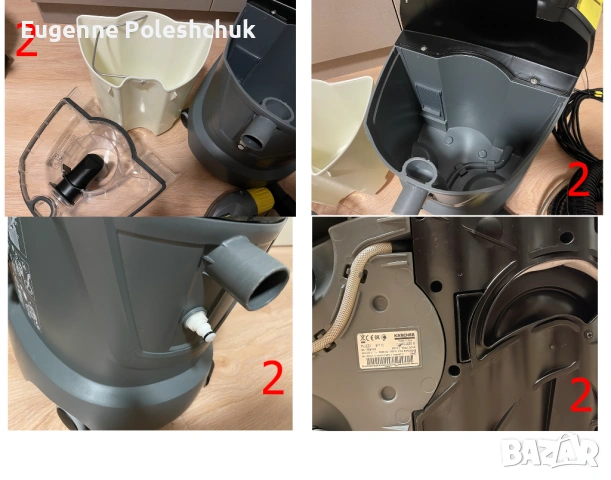 Продавам прахосмукачка-екстрактор Karcher Puzzi 8/1 С. 2 броя, снимка 7 - Прахосмукачки - 54003598