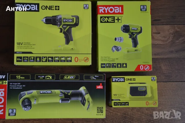 Нови акумулаторни инструменти Ryobi 18V, снимка 4 - Бормашини - 53233167