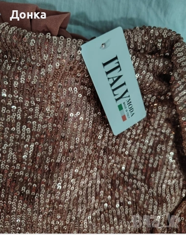 Рокля с паети , снимка 5 - Рокли - 53992424