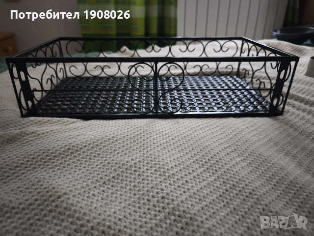 Метална поставка за цветя / Сандъче за балкон (50 см) - ЧИСТО НОВО!, снимка 9 - Стайни растения - 55186596
