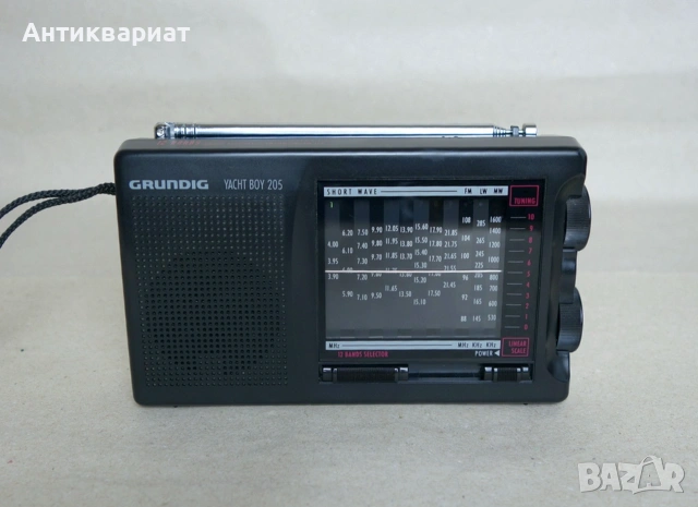 Портативно световно радио Grundig Yacht Boy 205, снимка 2 - Радиокасетофони, транзистори - 55117943