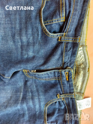 Дамски дънки Guess с ниска талия, М размер , снимка 3 - Дънки - 54450235
