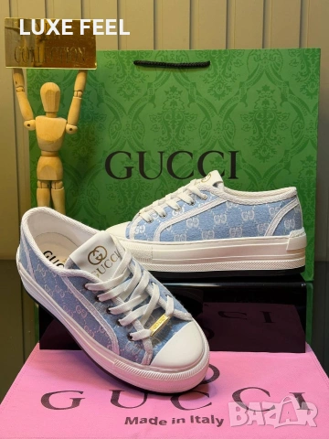 GUCCI ⚜️Дамски Кецове , снимка 3 - Кецове - 54432391