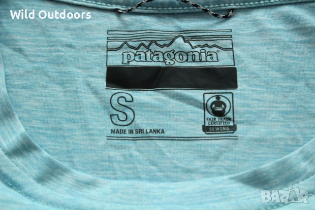 PATAGONIA - мъжка тениска, размер S, снимка 3 - Спортни дрехи, екипи - 54681766