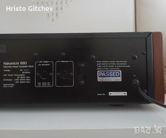 Nakamichi cassette deck 680, снимка 6 - Декове - 54746090