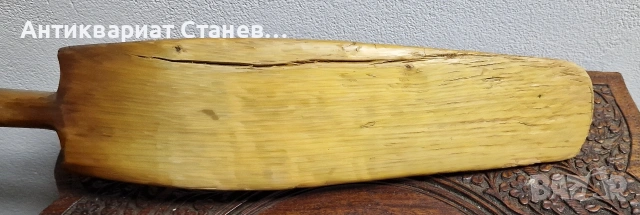 Стара дървена скандинавска шпатула/бъркалка, снимка 6 - Антикварни и старинни предмети - 53981238