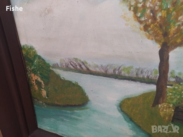 Продавам стара холандска картина, снимка 3 - Антикварни и старинни предмети - 54325416