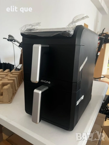 NexOne TwinFryer 11L – Двукамерен фритюрник с горещ въздух 2800W, две независими кошници, снимка 3 - Фритюрници - 55114295