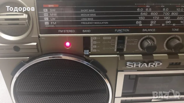Sharp GF-5757HB Stereo Radio Cassette Recorder , снимка 7 - Радиокасетофони, транзистори - 55353776