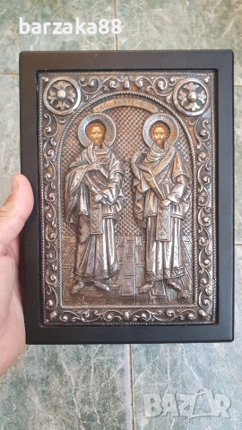 3 броя Сребърни Икони, снимка 2 - Икони - 55190370