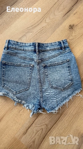 Дамски дънкови къси гащи ZARA, снимка 5 - Дънки - 54779776