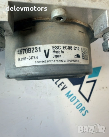 4670B231, 06.2102-3475.4, 06.2109-7380.3, 06.2621-3626.1 ABS АБС от Мицубиши Аутлендър 2.2 DI-D, снимка 6 - Части - 54679110
