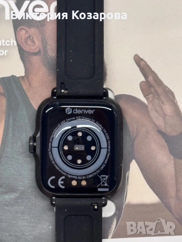 Спортен часовник - черен , снимка 2 - Смарт часовници - 54277180