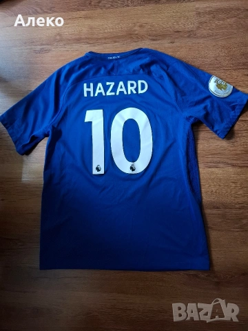 Nike Chelsea Hazard футболна тениска L размер. , снимка 4 - Тениски - 54576029