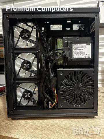 Панорамен геймърски компютър Ryzen 5500/RTX3060Ti/16 Ram/500 ssd/2TB HDD/550W Gold, снимка 6 - Геймърски - 54307076