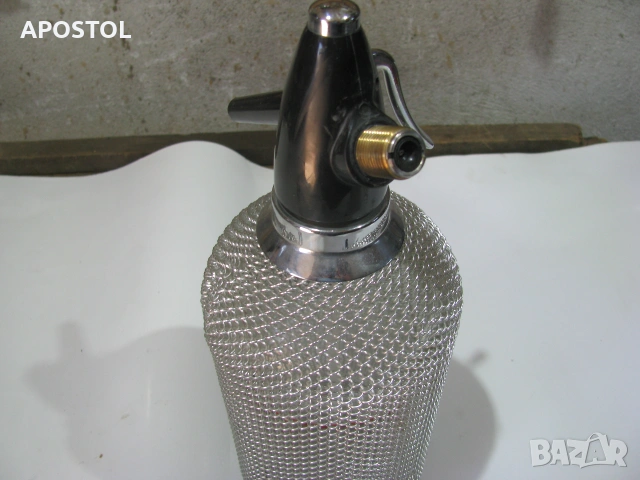 Шише за газирана вода с метална оплетка, снимка 3 - Други - 55082671