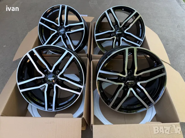 4 бр. чисто нови алуминиеви джанти Alutec 19 цола 5x112, централен отвор 66.5, ET20, 9J