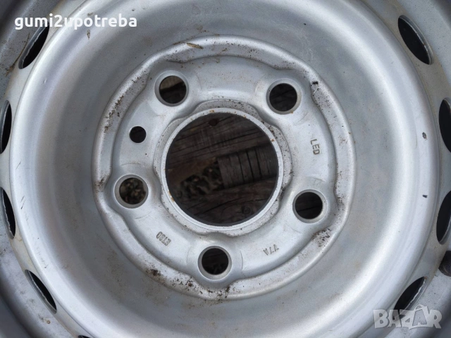 13цола 5х112 Джанта с Гума за Ремарке Платформа 4,5J et30 165R13, снимка 4 - Гуми и джанти - 54555096