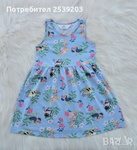 Детска рокля H&M 4-6 години, снимка 9 - Детски рокли и поли - 54817760