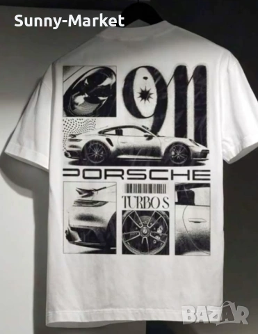 Тениска PORSCHE , 5 модела , мъжки дамски и детски блузи , фланелки порше, снимка 2 - Тениски - 54543695