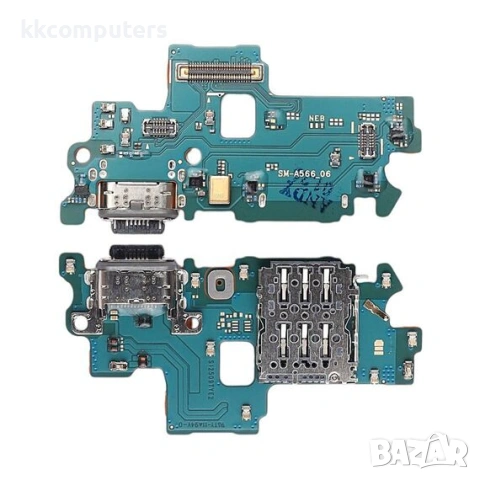 Конектор зареждане за SAMSUNG A566 Galaxy A56 на платка с микрофон и компоненти Original
