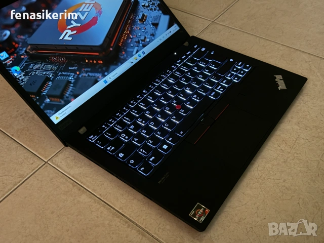 14' Full HD Ryzen 7 PRO 5850u Lenovo ThinkPad T14 Gen 2 16GB DDR4/512GB NVMe/Radeon Pro/E-SIM, снимка 6 - Лаптопи за работа - 54575568
