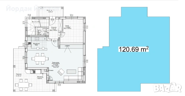 Продава къща в Белащица, снимка 4 - Къщи - 54303805